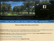 Tablet Screenshot of magersrivercamp.com